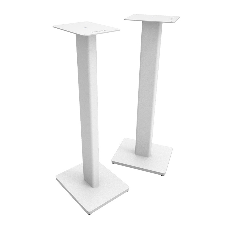 Kanto ST28W 28 Universal Bookshelf Speaker Floor Stand – White, Pair V398-KO-ST28W