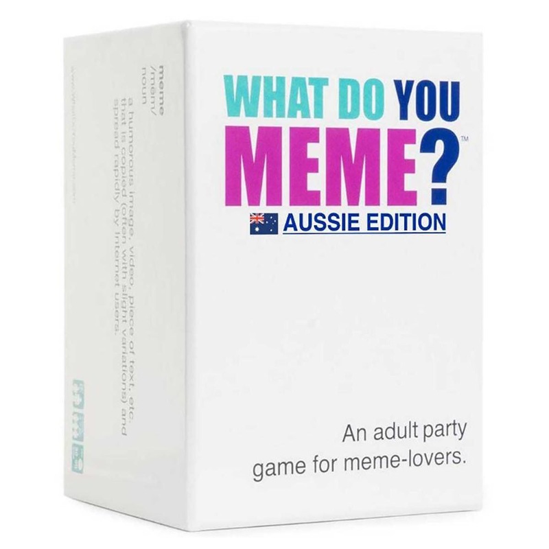 WHAT DO YOU MEME Party Card Game – Aussie Edition V563-WHATDOYOUMEME-1PK