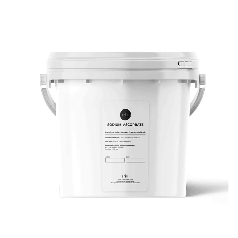 5Kg Sodium Ascorbate Powder Tub – Vitamin C Buffered Pharmaceutical Ascorbic Acid V238-SUPDZ-28715172102224