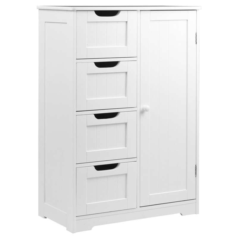 Artiss Bathroom Cabinet Storage Drawers White FURNI-G-BATH-5078-WH