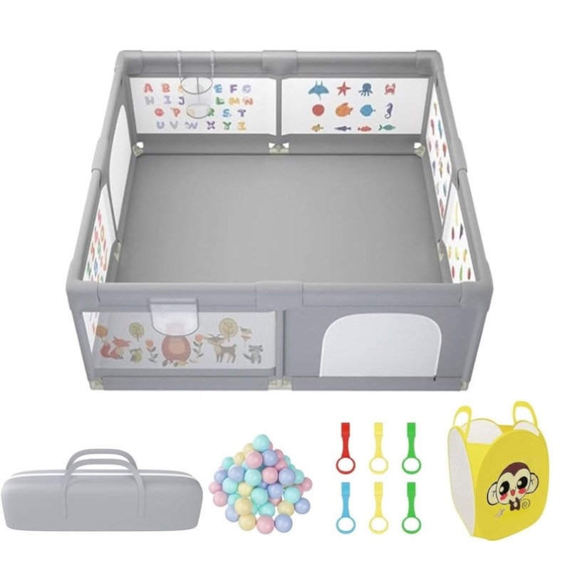 Baby Playpen Extra Large Non Slip 50 Ocean Balls V178-10681
