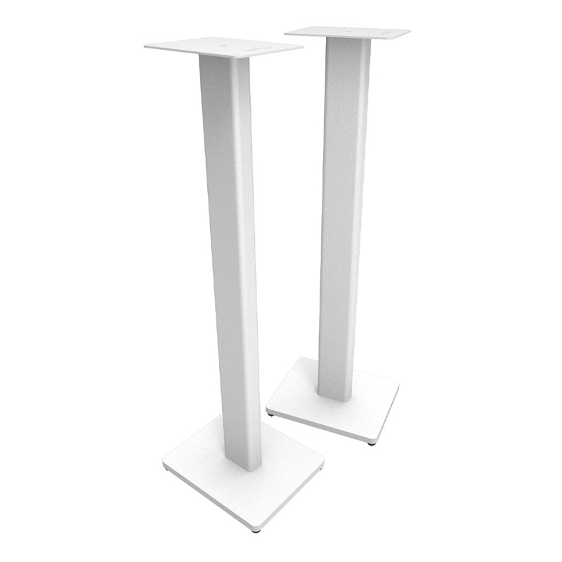 Kanto ST34W 34 Universal Bookshelf Speaker Floor Stand – White, Pair V398-KO-ST34W