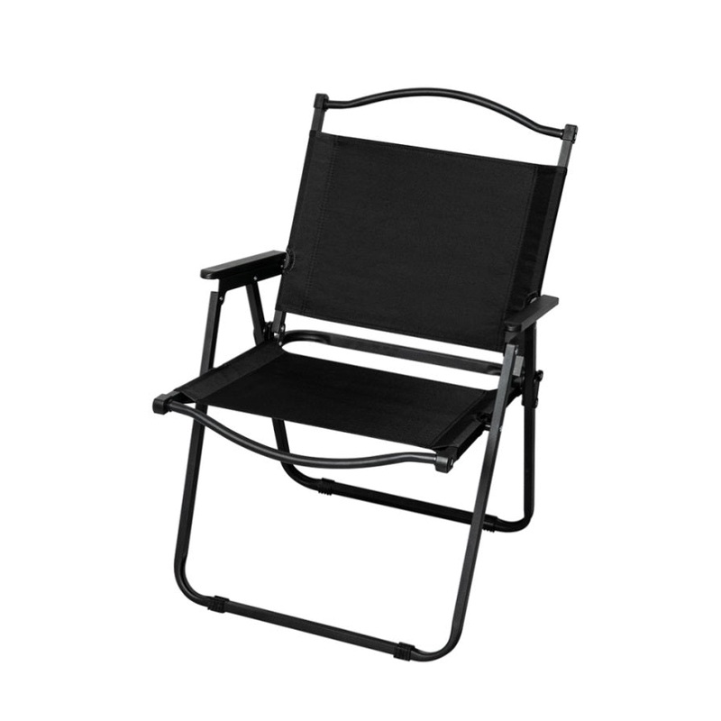 Levede Camping Chair Folding Outdoor OD1043-BK