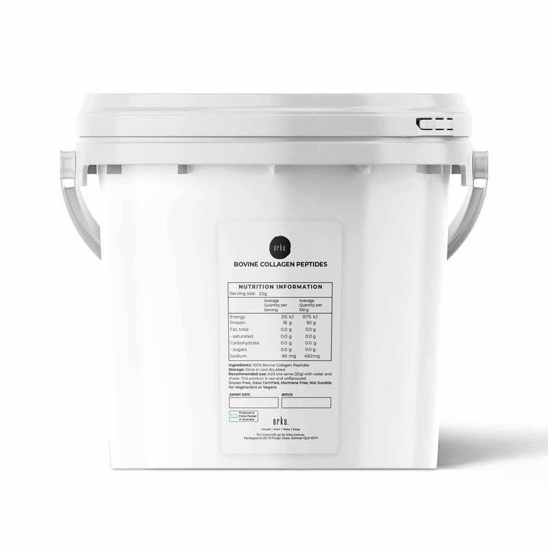 2.5Kg Collagen Powder Bucket – Bovine Protein Peptide Supplement Unflavoured V238-SUPDZ-40309172469840