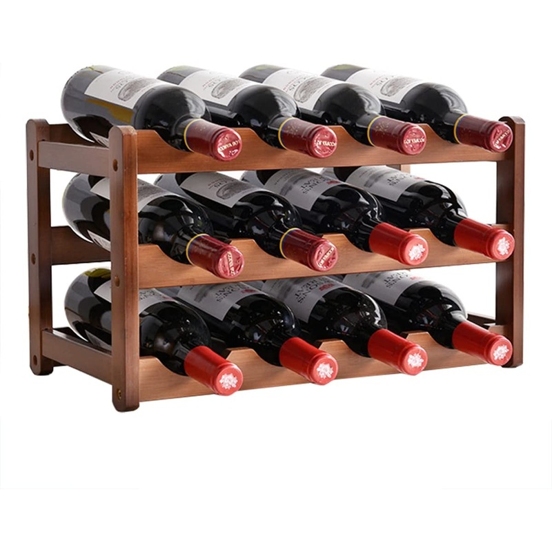 3-layer Bamboo Wine Storage Rack V178-43802