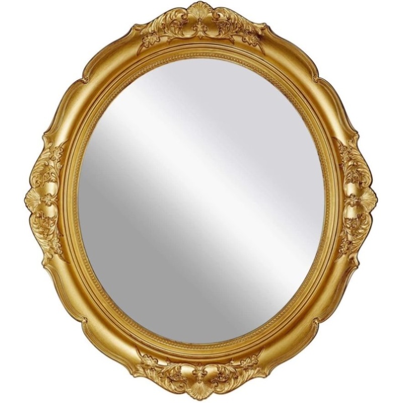 Oval Antique Vintage Hanging Wall Mirror for Bedroom and Livingroom V178-44236