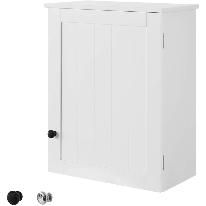 White Wall Cabinet with Door 40x52cm V178-85031