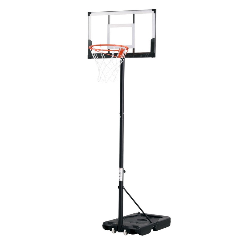 Everfit 3.05M Basketball Hoop Stand System Portable Height Adjustable w/ Knob BAS-HOOP-305KNOB-BK