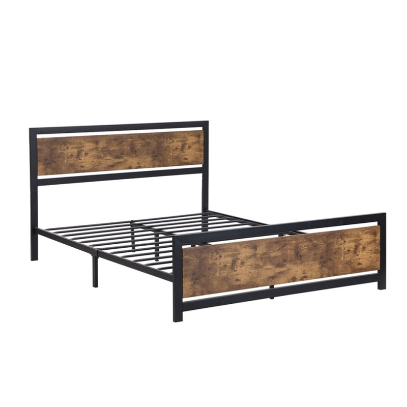 Levede Metal Bed Frame Mattress Base Double BF1048-D