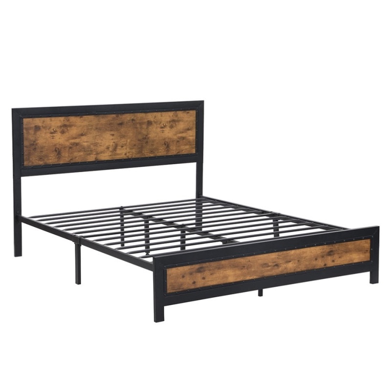 Levede Metal Bed Frame Mattress Base Queen BF1047-Q
