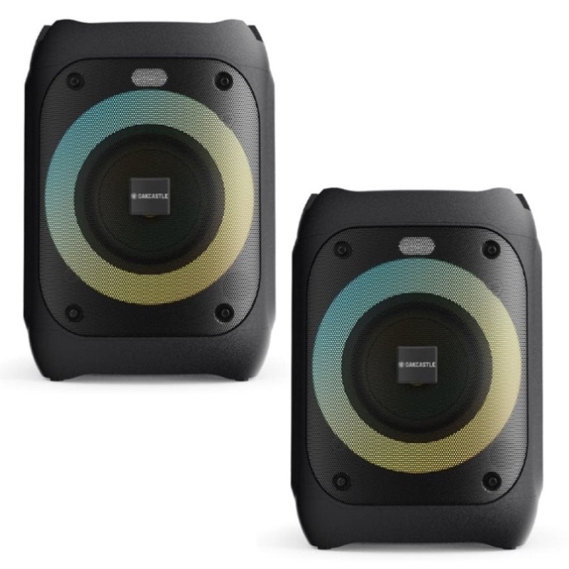 Majority PS100 – Bundled Party Speaker 40w Bluetooth Karaoke-DJ-Party-PA System – Black V398-MY-1000002979-2P