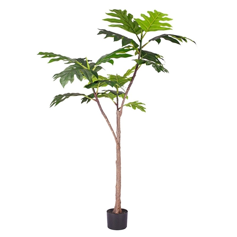 SOGA 150cm Artificial Natural Green Split-Leaf Philodendron Tree Fake Tropical Indoor Plant Home APLANTMBS15021