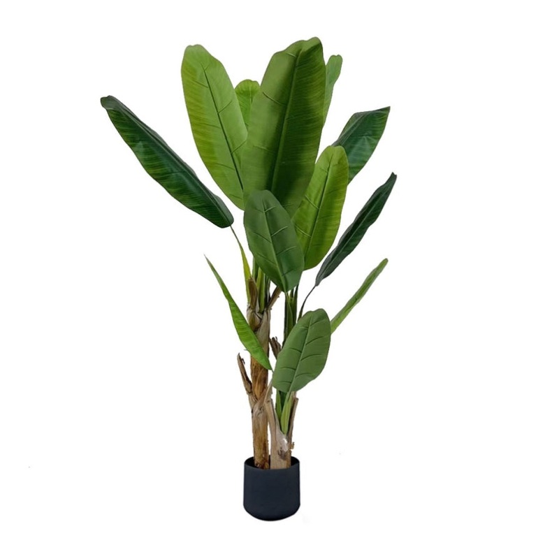 SOGA 220cm Banna Plant Bird of Paradise Tree Artificial Plant Home Accent Decor APLANTBJS220