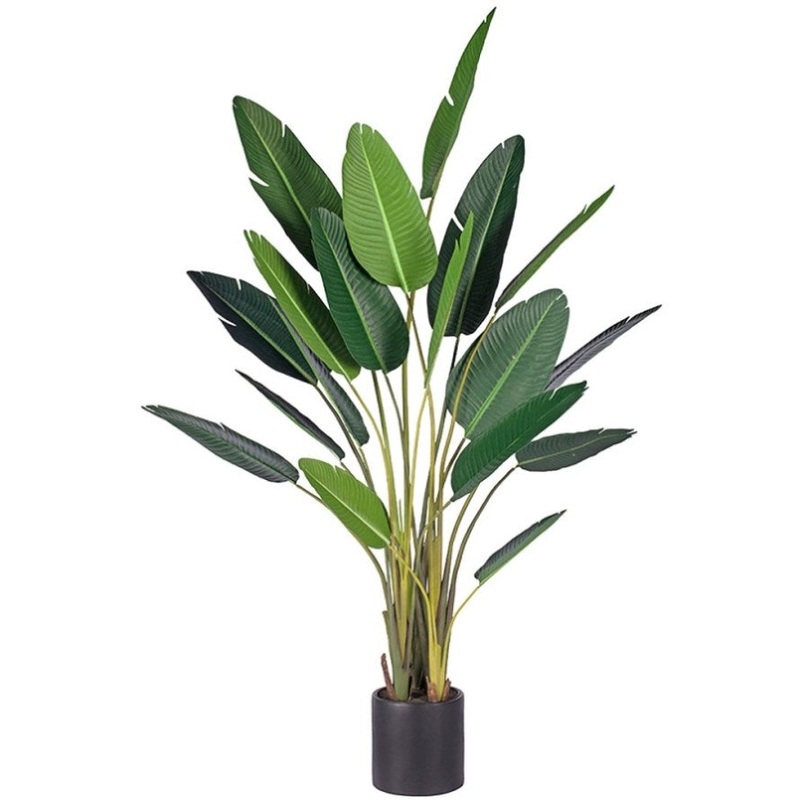 SOGA 245cm Artificial Giant Green Birds of Paradise Tree Fake Tropical Indoor Plant Home Office APLANTM24518