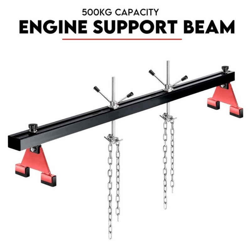Engine Support Bar Engine Load Leveler 1100 Lbs Transmission w/ Dual Hook V379-ENGSUPRBEAM002