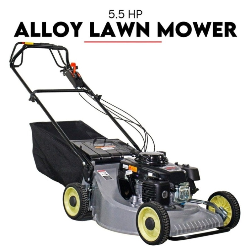 LAWN MOWER SELF PROPELLED 21 WITH A 5.5HP HONDA ENGINE ALLOY BODY MULCHING V379-LAWNMRAL055001