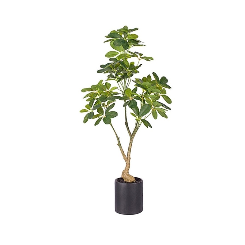 SOGA 120cm Artificial Natural Green Schefflera Dwarf Umbrella Tree Fake Tropical Indoor Plant Home APLANTQXY120