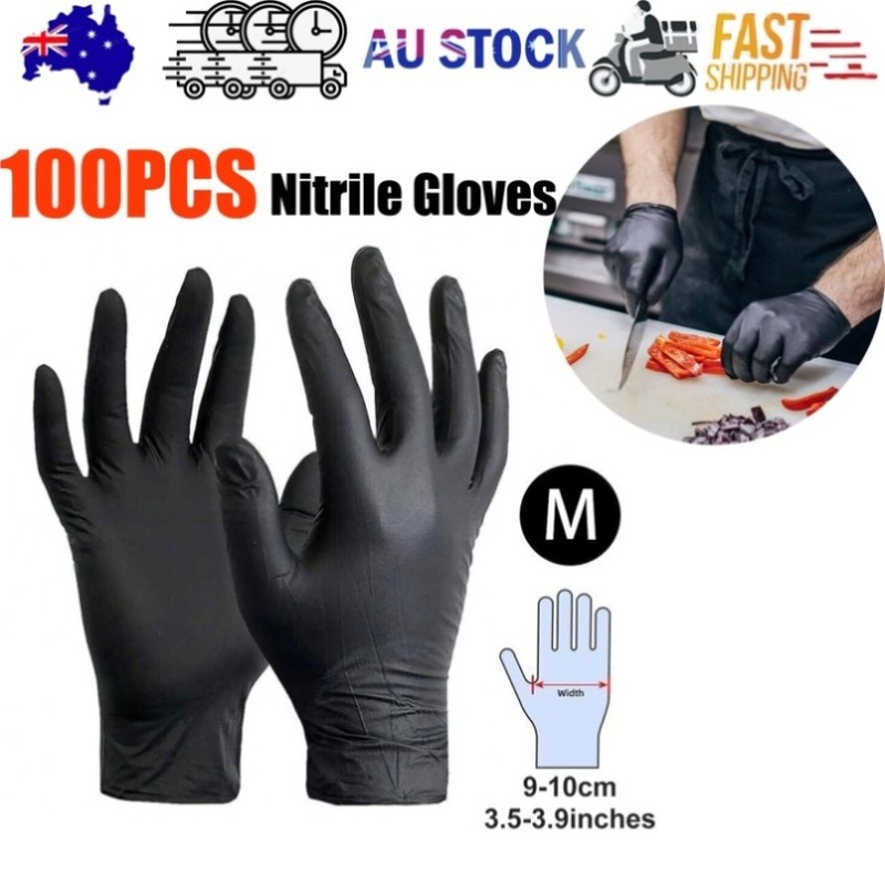 6g Flexible Disposable Nitrile Gloves For Mechanic Work Food Prepa 100pcs M V201-W13213932