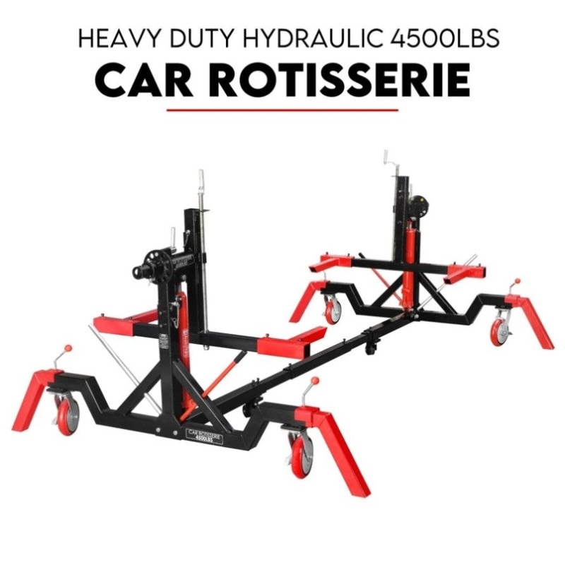 Car Rotisserie Hydraulic Auto Body Frame Boat Repair Restoration 4500LBS V379-CAROTISR450001
