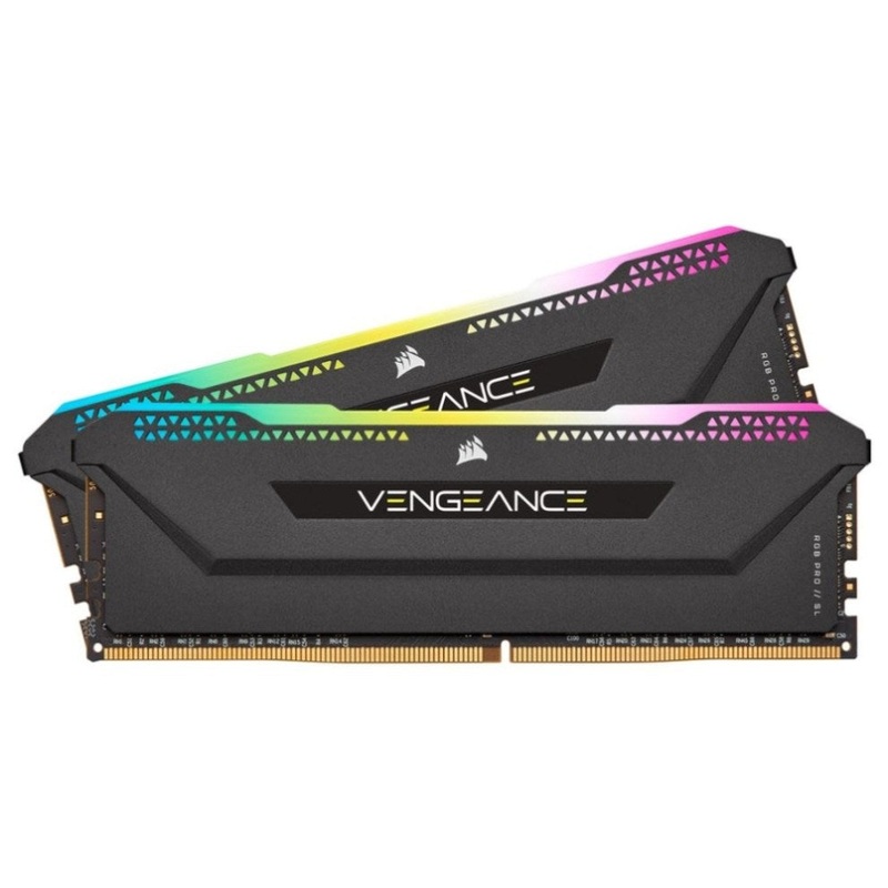 CORSAIR Vengeance RGB PRO SL 16GB DDR4 3600Mhz C18 Black Heatspreader Desktop Gaming Memory V177-L-MECMD4VRGBP2X8G36DH