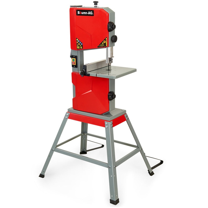 Baumr-AG 500W 115mm Wood Bandsaw Portable Benchtop Band Saw Cutting Machine with Stand V219-TOLBDSBMRBS40-ST4