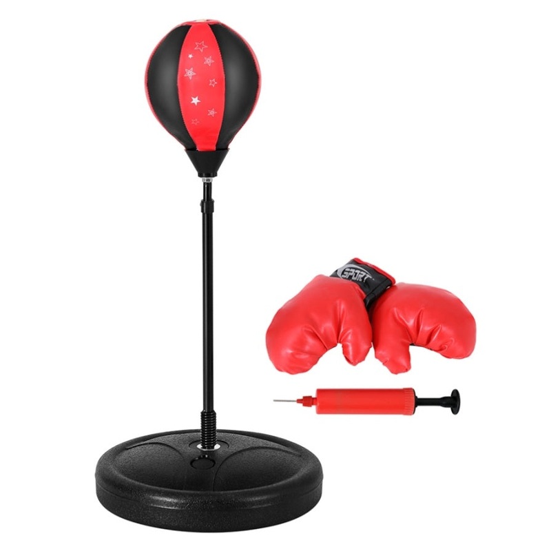 Everfit Punching Boxing Bag Stand Set Gloves with Pump Height Adjustable BOXING-A-KID-RD