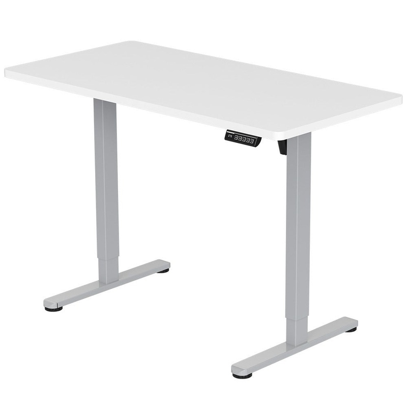 FORTIA Sit To Stand Up Standing Desk, 120x60cm, 72-118cm Electric Height Adjustable, 40kg Rated, V219-ADKSSTFO2WTSA