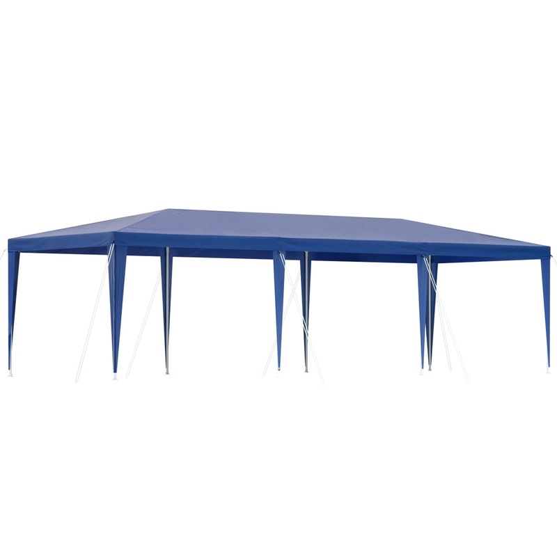 Instahut Gazebo 3x9m Wedding Party Marquee Tent Outdoor Event Camping Shade Blue GAZEBO-WED-T-FG-3X9-BL