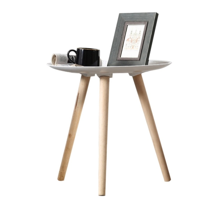 Levede Side Table Coffee Bedside End White CH1036-40X40-WH