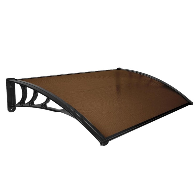 Mountview Window Door Awning Outdoor 1M X 1.5M Brown 1×1.5M OD1006-1X1.5-BK
