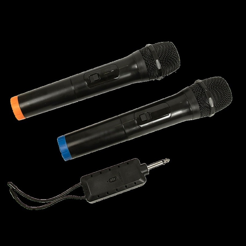 2 x Wireless Microphone Handheld Cordless Professional Mic Karaoke Receiver V63-840341
