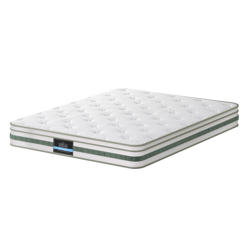 20cm Giselle Mattress King Green Tea Mattresses MATTRESS-B-MINT-20-K