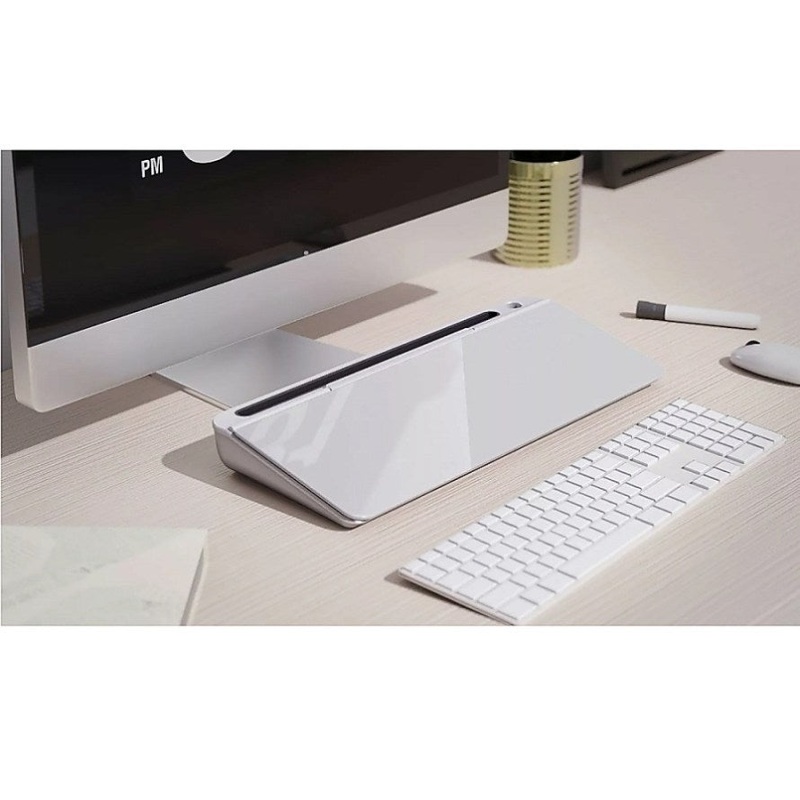 Glass Desktop Buddy Whiteboard Office Writing Desk V63-931831