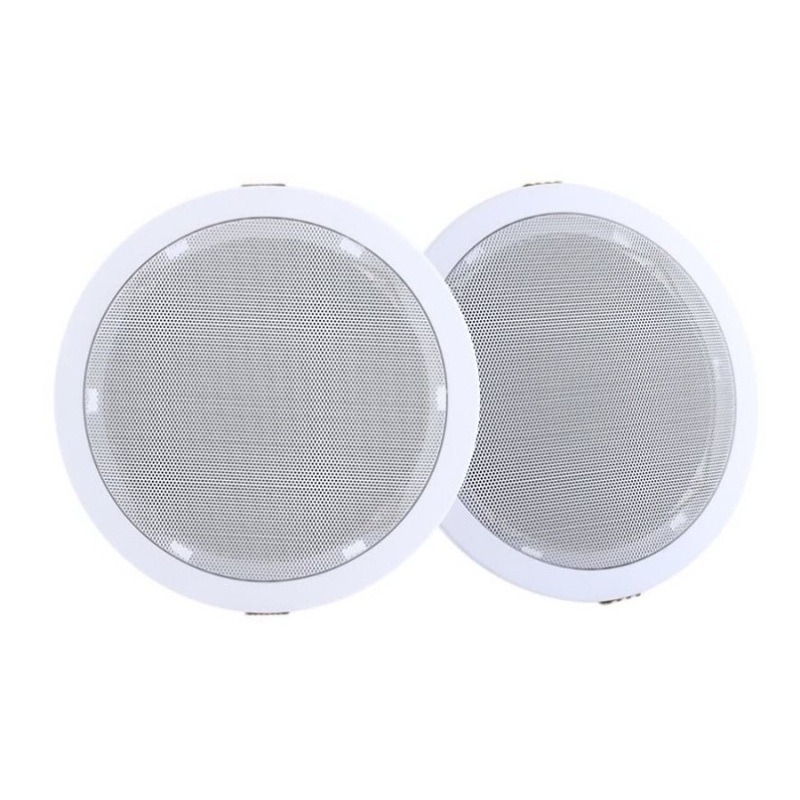 2 x 6 In Ceiling Speakers Home 80W Speaker Theatre Stereo Outdoor Multi Room SPK-CEILING-MSR127