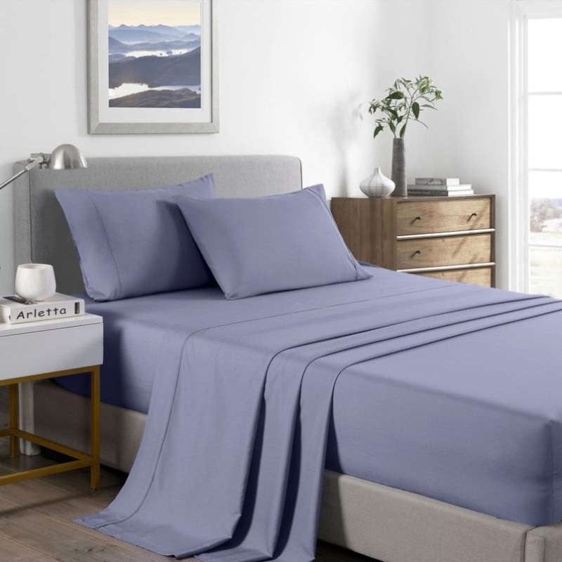 Royal Comfort Bamboo Cooling 2000TC Sheet Set – Double-Lilac Grey ABM-205630