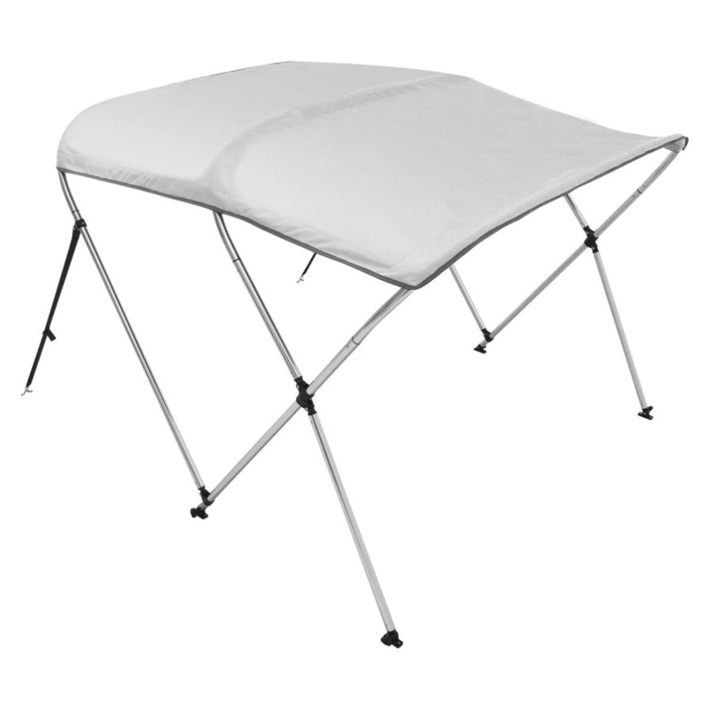 VEVOR 3 Bow Bimini Top Boat Cover, 900D Polyester Canopy with 1 Aluminum Alloy Frame, Waterproof V952-3GCYZYP6L677QR7NKV0