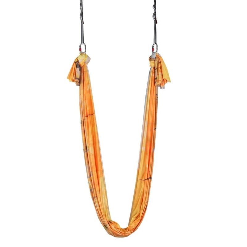 VEVOR Aerial Yoga Hammock & Swing, 5 m Length, Aerial Yoga Starter Kit with 100gsm Nylon Fabric, V952-DCK5X28MJBJCTCNK6V0