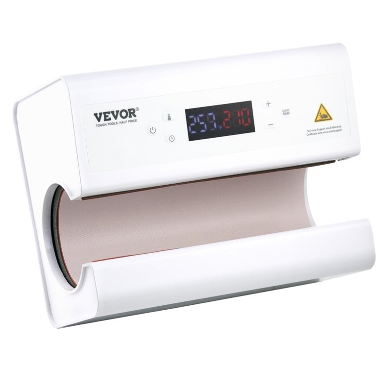 VEVOR Auto Tumbler Heat Press Machine 325-887 ml Sublimation Mug Heat Press White V952-ZNKBJ30OZSLBSKYKRV3