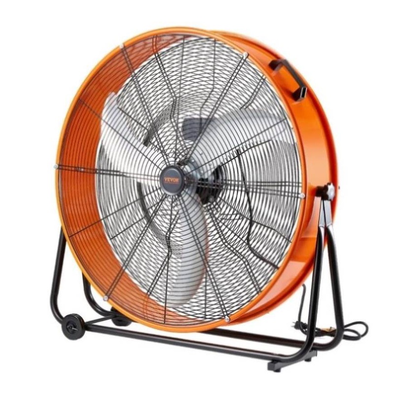 VEVOR Drum Fan 30 Inch High Velocity Industrial Use 3-Speed 13000CFM for Warehouse V952-GYLSFS30YCACB1SPBV3