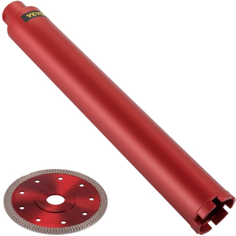 VEVOR Dry Diamond Core Drill 2.5/ 63mm Dia. Hole Cutter for Concrete Masonry V952-JGSKZY2.514INCPD9V0