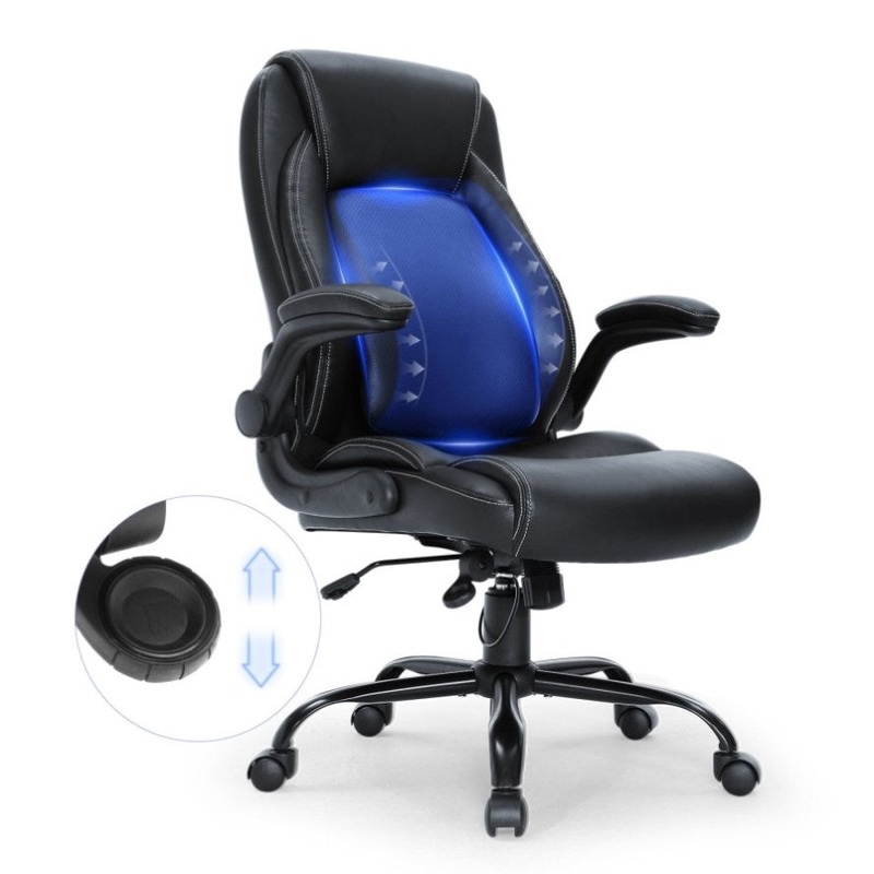 VEVOR Executive Chair with Cutting-edge Adjustable Lumbar Support, High Back PU Leather V952-LBYCGKPGKDJYA4GY1V0