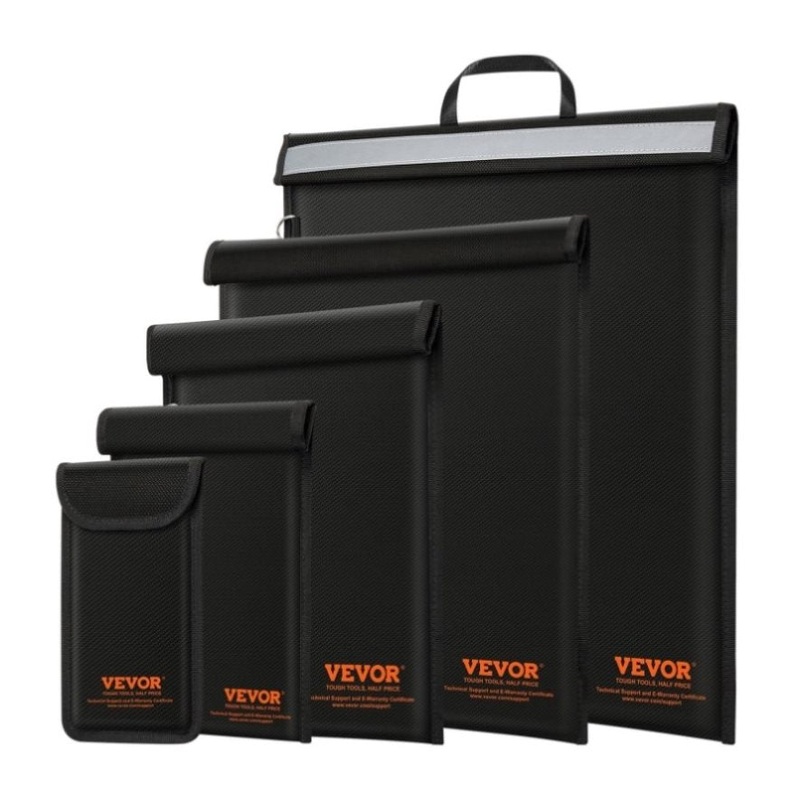 VEVOR Faraday Bag 4 Pack Signal Blocking Holder for Laptop Tablet Phone Radio XL V952-XHPBDJTZSJD12IDVEV0