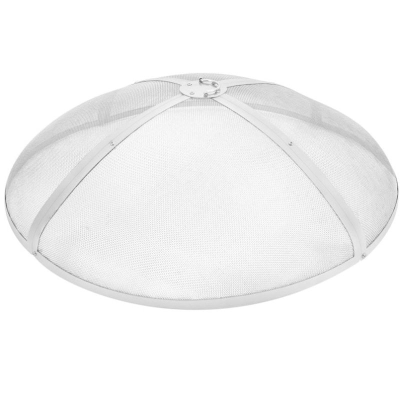 VEVOR Fire Pit Spark Screen Round 36, Reinforced Heavy Duty Steel Metal Cover, Outdoor Firepit Lid, V952-HKWZ201BXGYX86QBAV0