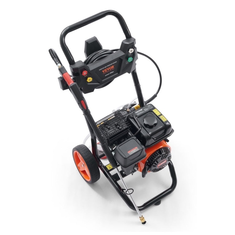 VEVOR Gas Pressure Washer Gas Powered Washer 3600 PSI 2.6 GPM 210cc 5 Nozzles V952-R3600PSI26GPM7JARV0