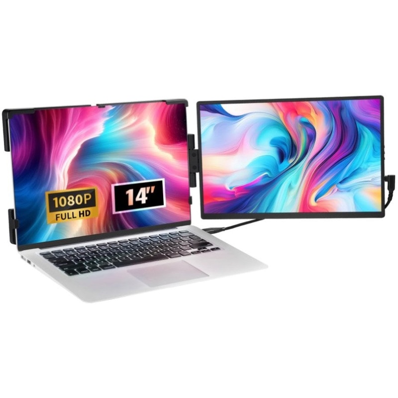 VEVOR Laptop Screen Extender 14in HD 1080P Portable Monitor for 13-17 Laptop V952-BXSDNXSQ14YCZA95CV3