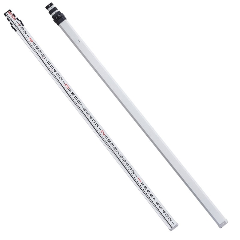 VEVOR Measuring Rod 16-Feet/8ths 4 Sections Telescopic Grade Rod 1/8in w/ Bag V952-YZCLG16YCFEEEFB0YV0