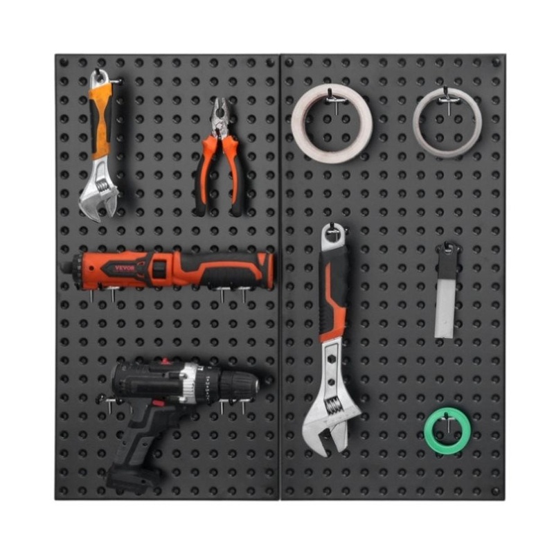 VEVOR Metal Pegboard Panels609.6 x 304.8 mm2 Panels Wall Organizer for Home V952-GJGBHSJS241219C35V0