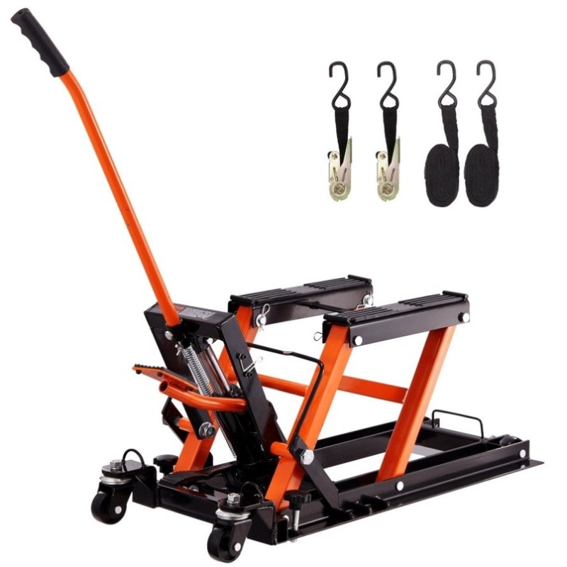 VEVOR Motorcycle Hydraulic Pump Jack 1500 LBS ATV Dirt Bike Stand V952-MTCSJJYYB15004IG5V0