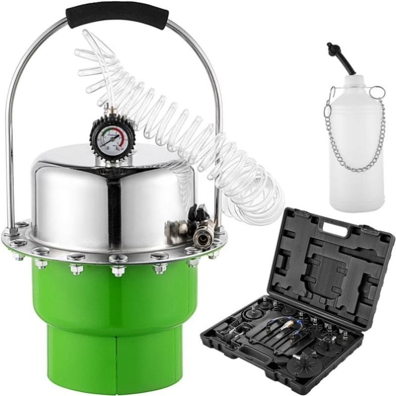 VEVOR Pneumatic Air Pressure Bleeder, Brake Pressure Bleeding Tool Portable Brake and Clutch Bleeder V952-QDSCYGHJLSK000001V0