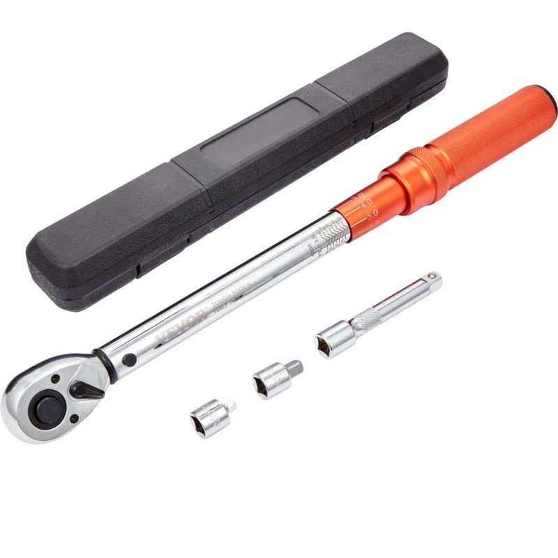 VEVOR Torque Wrench Adjustable Torque Wrench 1/2 Drive 10-150ft.lb/14-204n.m V952-DJSNLBSKDSSZNLNIVV0